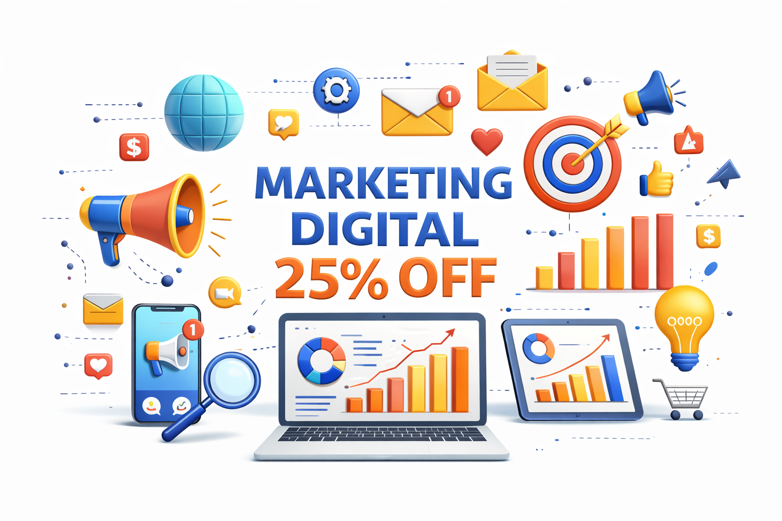 Cupón 25% en Marketing Digital