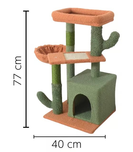Torre cactus para gato