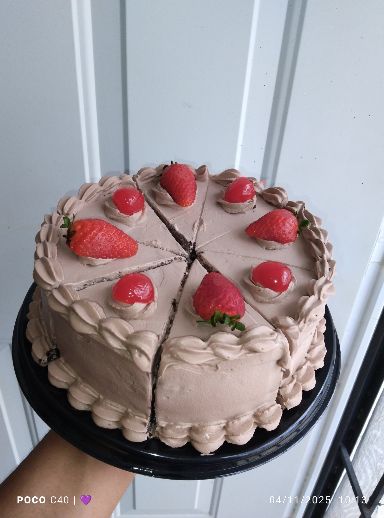 Pastel de chocolate para 20 personas 