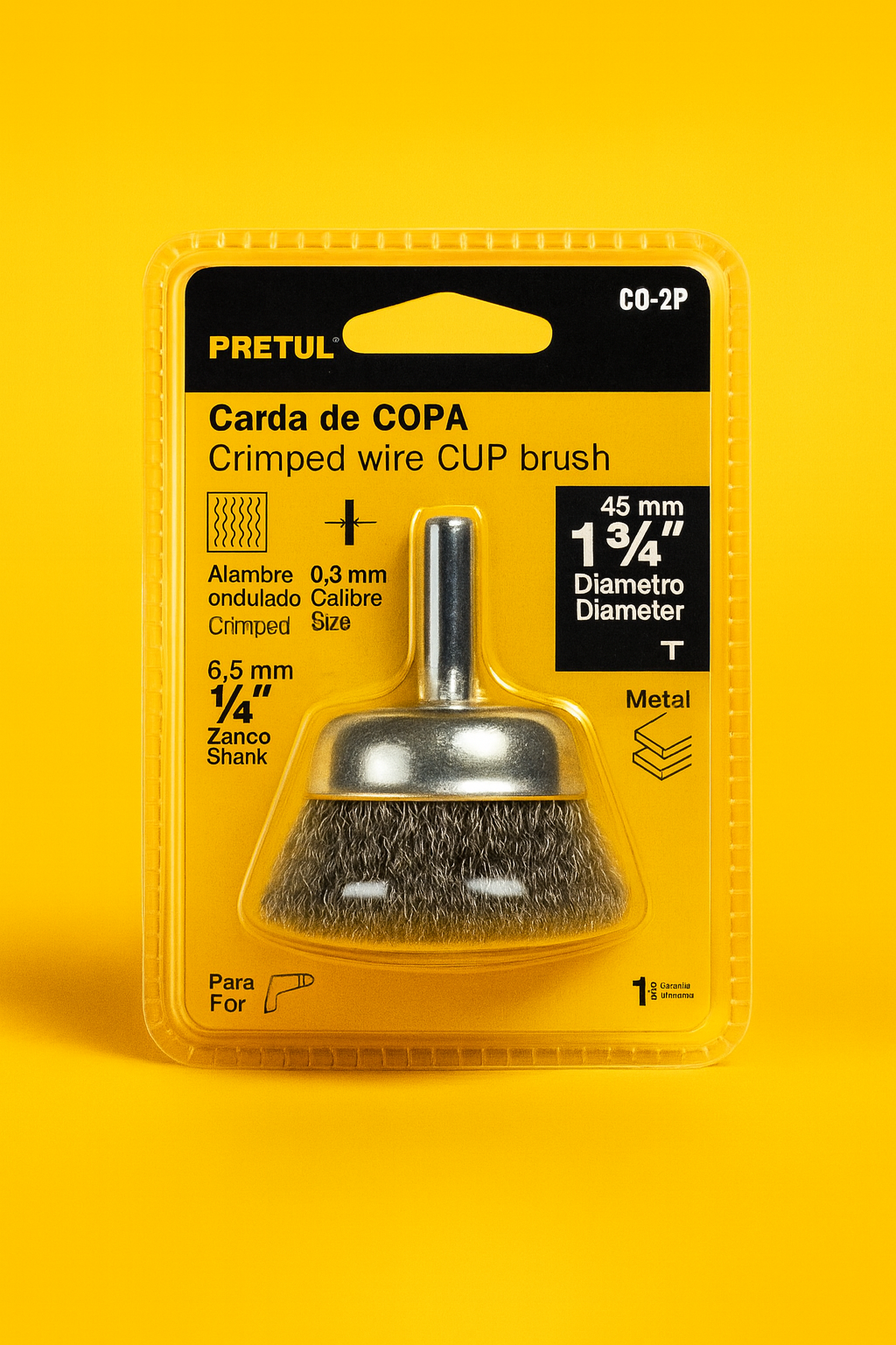 Carda de Copa Pretul 1-3/4" 