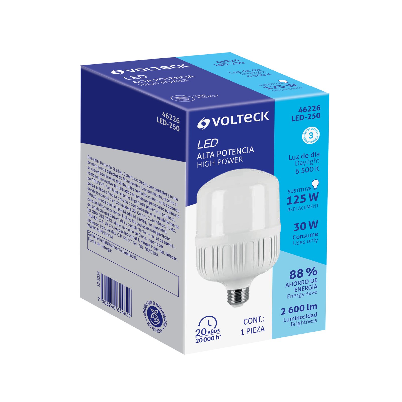 Lámpara led alta potencia 30w