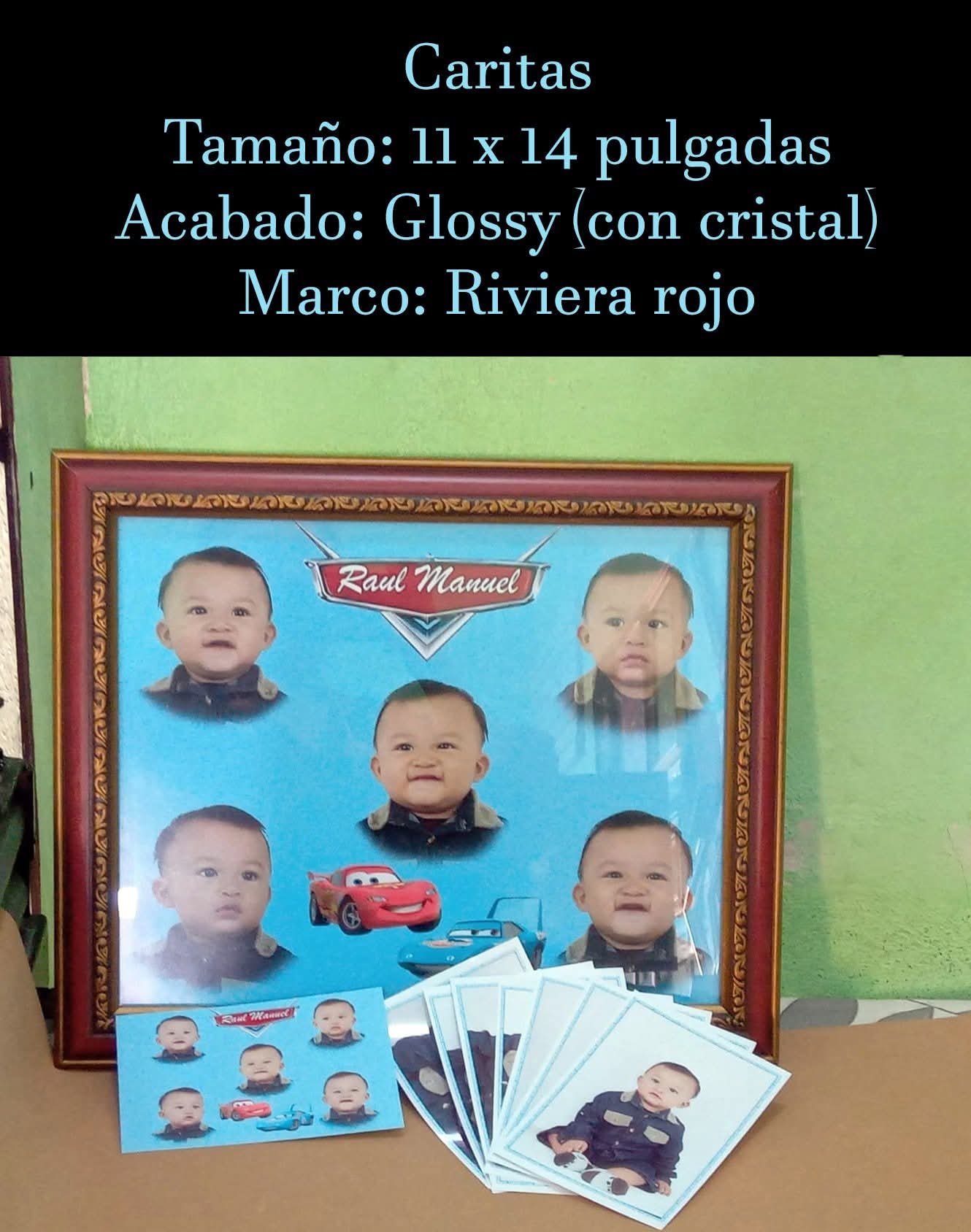 Marco con fotografía impresa en medida 11x14 